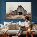 Farmhouse Rustic Barn Wall Art Canvas Print – Framed and