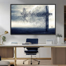 Jesus and the Fading Cross Wall Art Print – Symbol of Faith, by MyGreatCanvas | Canvas Wall Art Prints | Photo Prints & Wall Decor
