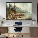 Abstract Acadia National Park Wall Art Canvas Print -