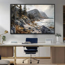 Serene Coastal View of Acadia National Park - Stunning