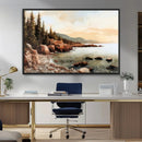 Serene Coastal View of Acadia National Park Wall Art -