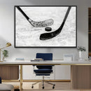 Winter Ice Hockey Sport Canvas Wall Art Print - Hockey Wall by MyGreatCanvas | Canvas Wall Art Prints | Photo Prints & Wall Decor