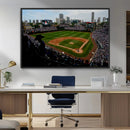 Chicago Cubs Baseball Team Print - Wrigley Field Stadium