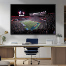 Ben Hill Griffin Stadium Night Game Triple Canvas Wall Art -