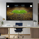 Stadium in Michigan Wall Art Canvas Print, Framed American