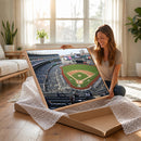 New York Yankees Baseball Team Print - Yankee Stadium Wall