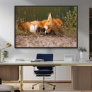 Sleeping Fox Wall Art Canvas Print, Farmhouse Wall Decor and by MyGreatCanvas | Canvas Wall Art Prints | Photo Prints & Wall Decor