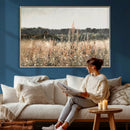 Rustic Field Landscape Wall Art Print, Giclee Canvas Wall