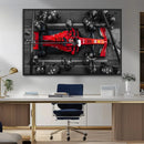 Ferrari Pit Stop Canvas Wall Art – Precision and Speed