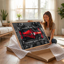 Ferrari Pit Stop Canvas Wall Art – Precision and Speed