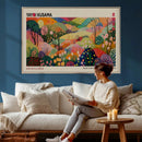 Framed Yayoi Kusama 1986 Wall Art Print – Japanese Wall Art