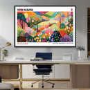 Framed Yayoi Kusama 1986 Wall Art Print – Japanese Wall Art