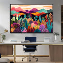 Abstract Kusama Print - Landscape Canvas Wall Art Print - by MyGreatCanvas | Canvas Wall Art Prints | Photo Prints & Wall Decor