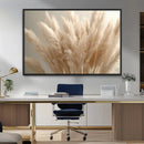 Pampas Grass Canvas Wall Art - Elegant Neutral Decor for