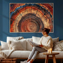 Abstract Tree Ring Art, Colorful Tree Ring Wall Decor, by MyGreatCanvas | Canvas Wall Art Prints | Photo Prints & Wall Decor
