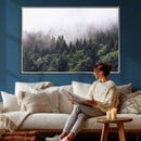 Misty Forest Canvas Wall Art – Serene Triptych Nature Print by MyGreatCanvas | Canvas Wall Art Prints | Photo Prints & Wall Decor