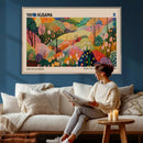 Yayoi Kusama Japanese Art Canvas Print, Abstract Art, Large