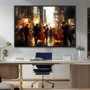 Abstract Jazz Art Wall Art Canvas Print – Colorful Musical
