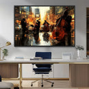Jazz Wall Art Canvas Print – Colorful Musical Instrument