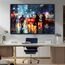 African American Jazz Canvas Wall Art Print – Abstract Music