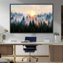 Abstract Forest Wall Art - Serene Nature Canvas Print with by MyGreatCanvas | Canvas Wall Art Prints | Photo Prints & Wall Decor