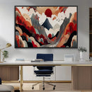 Abstract Mountain Wall Art Canvas Print – Vibrant Stylized by MyGreatCanvas | Canvas Wall Art Prints | Photo Prints & Wall Decor