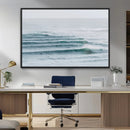 Ocean Waves Wall Art Canvas Print – Framed Surfer Lineup by MyGreatCanvas | Canvas Wall Art Prints | Photo Prints & Wall Decor