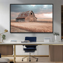 Rustic Barn Wall Art Canvas Print – Framed Wheat Field Scene by MyGreatCanvas | Canvas Wall Art Prints | Photo Prints & Wall Decor