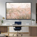 Pastel Grasses Wall Art Canvas Print – Framed Soft Meadow