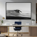 Black Wave Wall Art Canvas Print – Framed Abstract Surf by MyGreatCanvas | Canvas Wall Art Prints | Photo Prints & Wall Decor