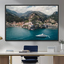 Amalfi Coast Wall Art – Framed Italian Seaside Canvas by MyGreatCanvas | Canvas Wall Art Prints | Photo Prints & Wall Decor