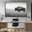 Bison Wall Art Canvas Print – Framed Rustic Wildlife Scene by MyGreatCanvas | Canvas Wall Art Prints | Photo Prints & Wall Decor