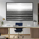 Monochrome Ocean Wall Art Canvas Print – Framed Moody Ocean by MyGreatCanvas | Canvas Wall Art Prints | Photo Prints & Wall Decor