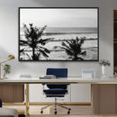 Tropical Coastline Wall Art Canvas Print – Framed Palm Trees by MyGreatCanvas | Canvas Wall Art Prints | Photo Prints & Wall Decor