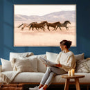 Wild Horse Wall Art Canvas Print – Framed Rustic Western Art by MyGreatCanvas | Canvas Wall Art Prints | Photo Prints & Wall Decor