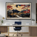 Modern Japanese Wall Art Canvas Print – Framed Abstract by MyGreatCanvas | Canvas Wall Art Prints | Photo Prints & Wall Decor