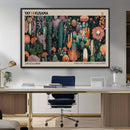 Yayoi Kusama Art Print Canvas – Abstract Mount Fuji Japanese