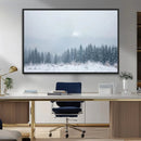 Winter Forest Wall Art Canvas Print – Framed Snowy Landscape by MyGreatCanvas | Canvas Wall Art Prints | Photo Prints & Wall Decor