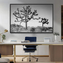 Joshua Tree Wall Art Canvas Print – Framed Monochrome Desert by MyGreatCanvas | Canvas Wall Art Prints | Photo Prints & Wall Decor