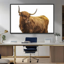 Highland Cow Wall Art Canvas Print – Framed Farmhouse Rustic by MyGreatCanvas | Canvas Wall Art Prints | Photo Prints & Wall Decor