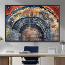 Tree Rings Wall Art Canvas Print – Framed Wood Art Picture by MyGreatCanvas | Canvas Wall Art Prints | Photo Prints & Wall Decor