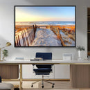 Ocean Sunset Wall Art Canvas Print – Nautical Beach