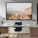 Beach Landscape Wall Art Canvas Print – Framed Sand Dune