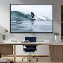 Surfer on Wave Wall Art Canvas Print – Framed Ocean by MyGreatCanvas | Canvas Wall Art Prints | Photo Prints & Wall Decor