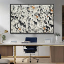 Wild Horse Stampede Wall Art Canvas Print – Monochrome by MyGreatCanvas | Canvas Wall Art Prints | Photo Prints & Wall Decor