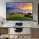 Pebble Beach Golf Wall Art Canvas Print – Iconic Coastal by MyGreatCanvas | Canvas Wall Art Prints | Photo Prints & Wall Decor