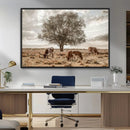 Texas Longhorn Cattle Wall Art, Rustic Western Ranch Canvas by MyGreatCanvas | Canvas Wall Art Prints | Photo Prints & Wall Decor