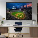 Target Field Wall Art Canvas Print – Baseball Stadium Scene, by MyGreatCanvas | Canvas Wall Art Prints | Photo Prints & Wall Decor