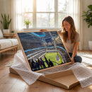 Chicago Dome Stadium Wall Art Canvas Print – Framed Modern