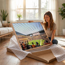 Cleveland Browns Stadium Wall Art Canvas Print – Framed NFL
